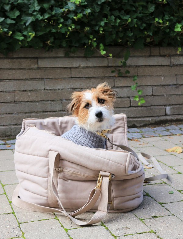 RIO Organic Cotton Dog Carrier Bag - Sleek and Sporty - MisterDog